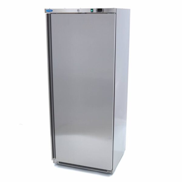 Хладилник с една врата и долен компресор 570L неръждема стомана