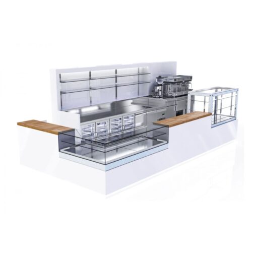 Бар серия "Wood Banco Bar" Хладилник с компресор