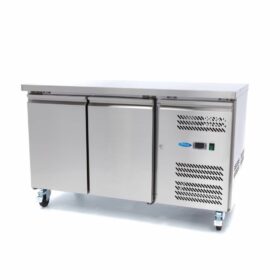 Среднотемпературна хладилна маса с две врати и странично охлаждане (09400400)