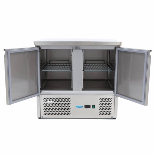 Среднотемпературна хладилна маса с две врати и долно охлаждане (09400420)_3