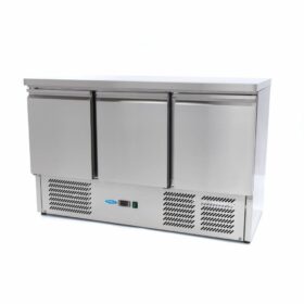 Среднотемпературна хладилна маса с три врати и долно охлаждане (09400435)